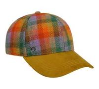 Casquette Multicolour Wool Check by Loevenich multicolore One Size