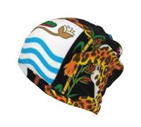 Casquette Multifonction Unisexe Double Face Impression Complète République Coopérative De Guyane Emblème National Cagoule Écharpe Bandeau Maintien Chauffant Bandeau Magique Spirale Ouverte