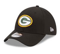 Casquette - New Era - 39Thirty Diamond - Green Bay Packers - Noir - 100% Polyester - Stretch Fit S/M