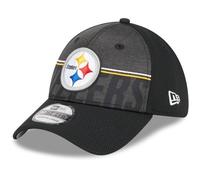 Casquette - New Era - 39Thirty - NFL TRAINING 2023 - Pittsburgh Steelers - Blanc - Homme M/L