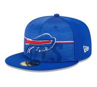Casquette New Era 59Fifty Fitted - NFL TRAINING Buffalo Bills - Blanc - Homme - Sportswear 7 1/8