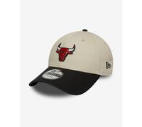 Casquette New Era Colour Block 9FORTY Chicago Bulls blanc crème noir rouge