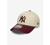 Casquette New Era Colour Block MC 9FORTY New York Yankees blanc crème bordeaux