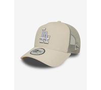 Casquette New Era Cord 9FORTY A-Frame Trucker Los Angeles Dodgers blanc crème
