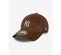 New Era Casquette de baseball 9Forty Cord MLB New York Yankees pour adulte Marron moyen