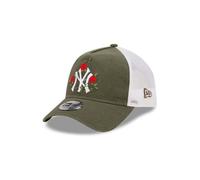 Casquette - NEW ERA - FLOWER TRUCKER NEYYAN - Blanc, Vert - Couronne structurée - Visière plate
