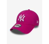 Casquette New Era League Essential 9FORTY New York Yankees fuchsia blanc enfant - 4-6