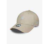 Casquette New Era Mini Logo 9FORTY New York Yankees beige blanc femme