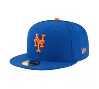 Casquette - New Era - New-York Mets - 59FIFTY - Bleu - Polyester haute performance