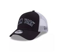 New Era Team Script New York Yankees Trucker Cap Bleu