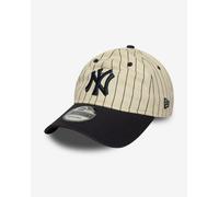 Casquette New Era Pinstripe 9TWENTY New York Yankees blanc crème noir