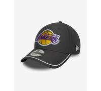 Casquette New Era Piping 9FORTY Los Angeles Lakers noir pur jaune lilas
