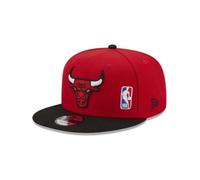 Casquette - NEW ERA - TEAM ARCH 9FIFTY Chicago Bulls OTC - Rouge - Visière plate - Coupe 9Fifty M/L