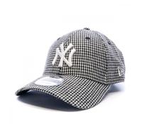 Casquette - NEW ERA - Yankees - Motifs Pied de Poule - Visière Incurvée - Taille Ajustable M/L