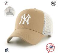 '47 Brand Trucker Cap - Branson New York Yankees Khaki Beige