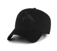 '47 NFL Denver Broncos Clean Up Casquette de baseball unisexe, fermeture à sangle réglable, taille unique, logo de l'équipe, couleur noire, Noir , taille unique