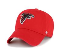 '47 NFL Atlanta Falcons Clean Up Casquette de Baseball Unisexe Fermeture à Sangle Réglable Taille Unique Logo Team Couleur Rouge, rouge, taille unique