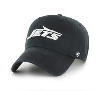 Casquette NFL New York Jets '47 CLEAN UP Noire Basecap Logo Broderie