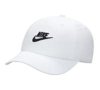 Casquette Nike Club Unstructured Futura Wash Cap, Blanc, Fille Taille unique