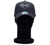 DC Comics Superman Casquette de baseball en caoutchouc Noir, Noir , Taille unique