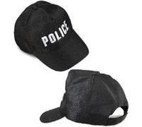 W WIDMANN MILANO Party Fashion 03636 - Casquette de police, taille réglable, Police, casquette, fête à thème, carnaval