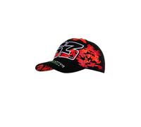 Casquette Noire Bagnaia Monster Energy 63 pour Adulte Moto GP