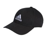 adidas Mixte Cotton Twill Baseball Cap, Black / White, M