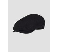 Casquette Noire Pour Hommes Stetson Driver Cap Wool Cashmere 6380115-1 M