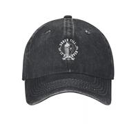 Casquette Noire,Sobre Jusqu’à ce Que ce Soit Fini. Jour après Jour. Tatouage Style Sobriété Design Casquette de Baseball personnalisé Chapeau Femme Hommes