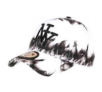 Casquette NY Blanche et Noire Look Streetwear Fashion Baseball Fire - Taille Unique - Blanc
