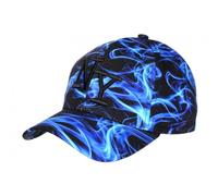 Casquette NY Flamme Bleue Noire Streetwear Fashion New York - Taille Unique - Bleu