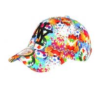 Casquette NY Football Blanche et Orange Fashion Baseball Footkyx - Taille Unique - Blanc
