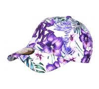 Casquette NY Violette Tropicale a Fleurs Fashion Baseball Hawai - Taille Unique - Violet