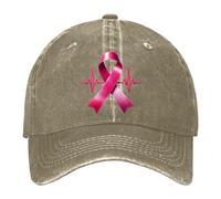 Casquette Octobre Rose Chapeau Rouge Ventilateur Visiere Femme Soleil Noir Bleu Beige Blanche Casquettes Sport Snapback Ete Trail Plate Wave Cap Accessoire De Verte Cancer du Sein~