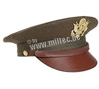 Mil-Tec Mixte Casquet.us Officier A.insigne Va (Repro) Casquette Newsie, Noir, Taille unique EU