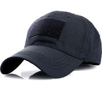 Casquette Outdoor Tactical Military Sports, noire, nylon, taille universelle