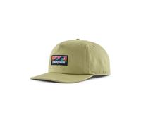 Patagonia - Casquette à visière courbée de randonnée en coton biologique et chanvre - Boardshort Label Funfarer Cap Gumtree Green en Coton - Vert Vert
