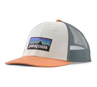 Casquette patagonia p 6 logo lopro trucker blanc