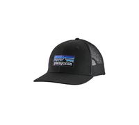 Patagonia - Casquettes et chapeaux - P-6 Logo Trucker Hat Black en Coton - Noir Noir