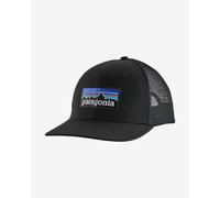 Casquette Patagonia P-6 Logo Trucker noir logo blanc