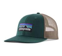 Casquette patagonia p 6 logo trucker vert unisexe