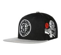 Casquette Patch Overload Nets by Mitchell & Ness noir-gris One Size