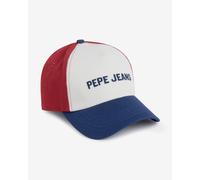 Casquette Pepe Jeans Whitehall blanc bleu marine rouge