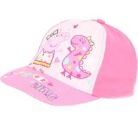 Casquette Peppa Pig - Casquette colorée pour enfants avec un doux motif Peppa Wutz, 100% coton rose