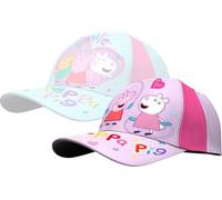 Casquette Peppa Pig - Casquette colorée pour enfants avec un doux motif Peppa Wutz, 100% coton rose