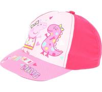 Casquette Peppa Pig - Casquette colorée pour enfants avec un doux motif Peppa Wutz, 100% coton rose