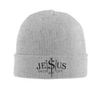 Casquette personnalisée Jésus m’a sauvé la Vie Bonnet Chaud Hiver Femme Bonnet Tricot Ski Christ Religion Christian Skullies Tuques