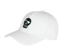 Casquette Piraterie Blanche et Noire Visuel Skull Streetwear Baseball - Taille Unique - Blanc