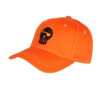 Casquette Piraterie Booba Orange et Noire Skull Streetwear Baseball - Taille Unique - Orange
