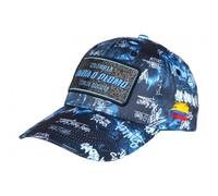 Casquette Plata o Plomo Bleue et Noire Glitter Strass Streetwear Baseball - Taille Unique - Bleu